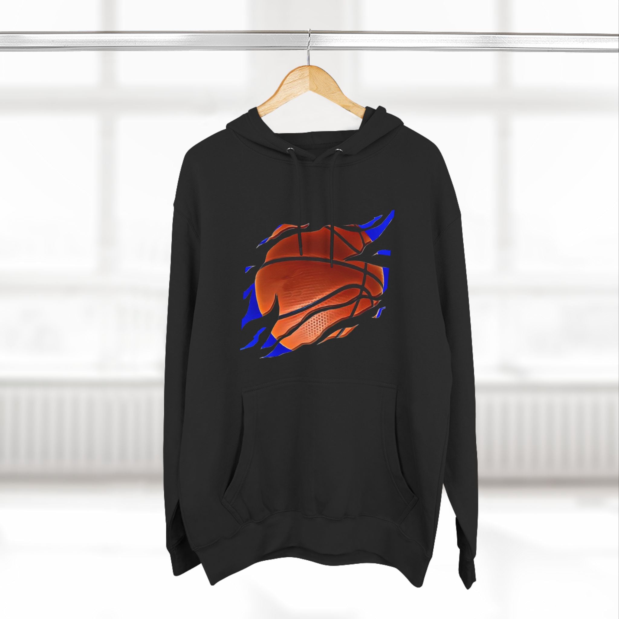 RCNSONS Unisex Three-Panel Fleece ‚Baseball‘ Hoodie