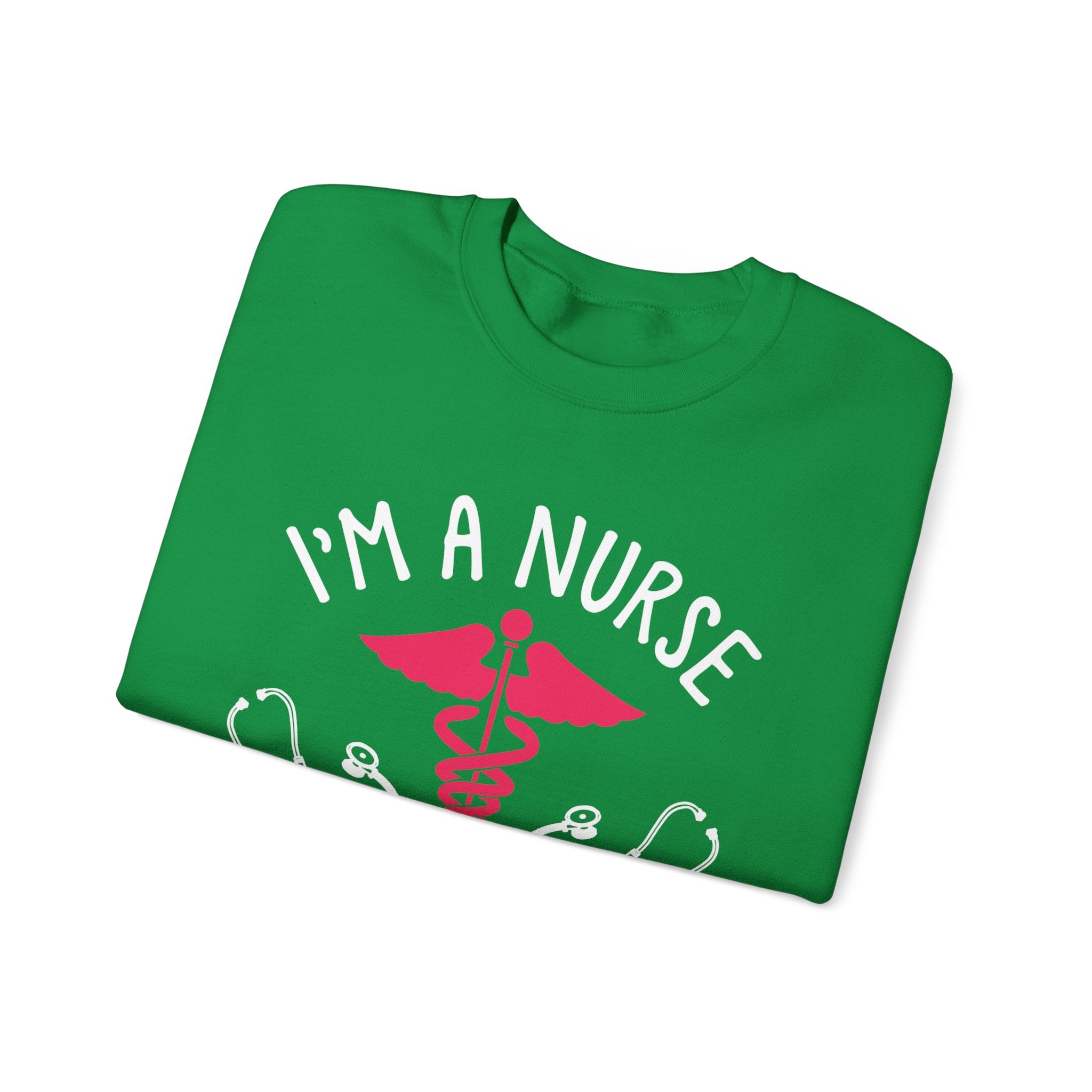 Je suis un sweat-shirt unisexe infirmière 
