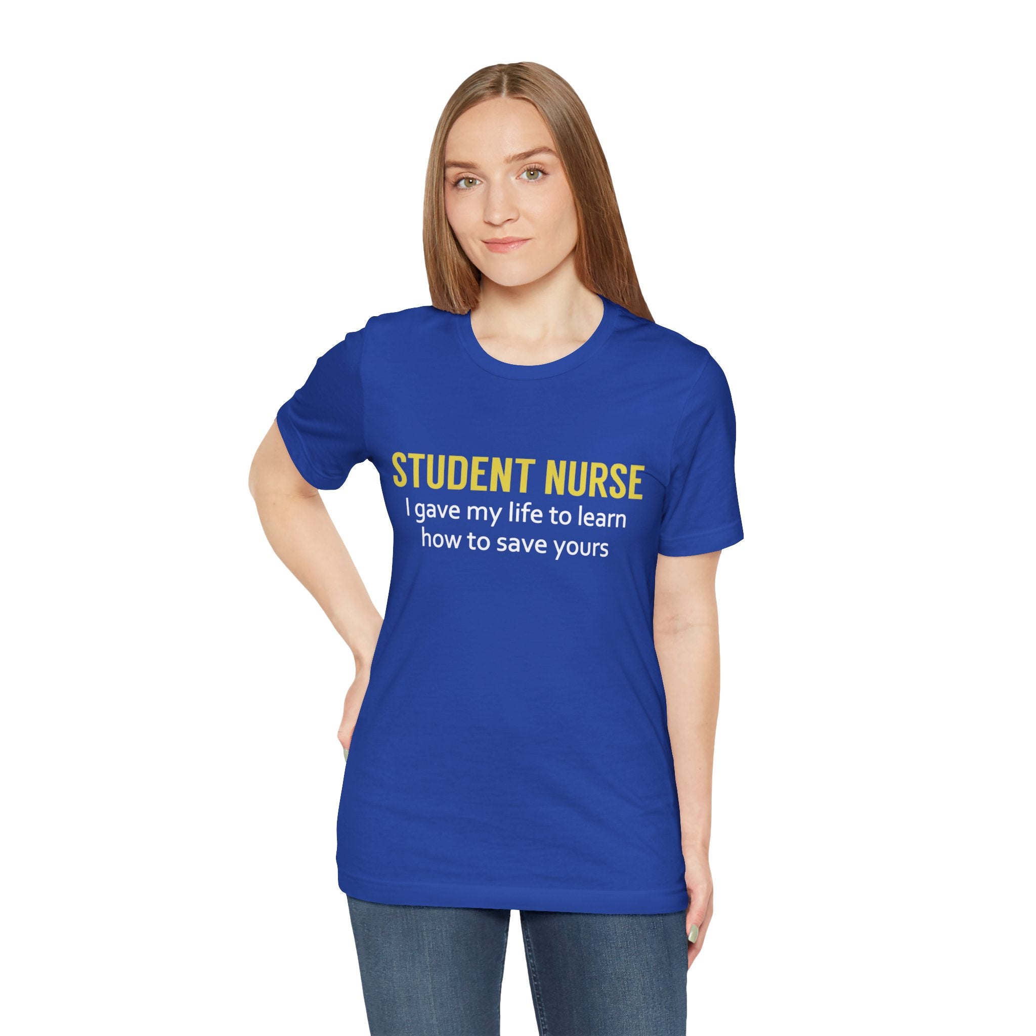 Tee-shirt unisexe infirmière étudiante 