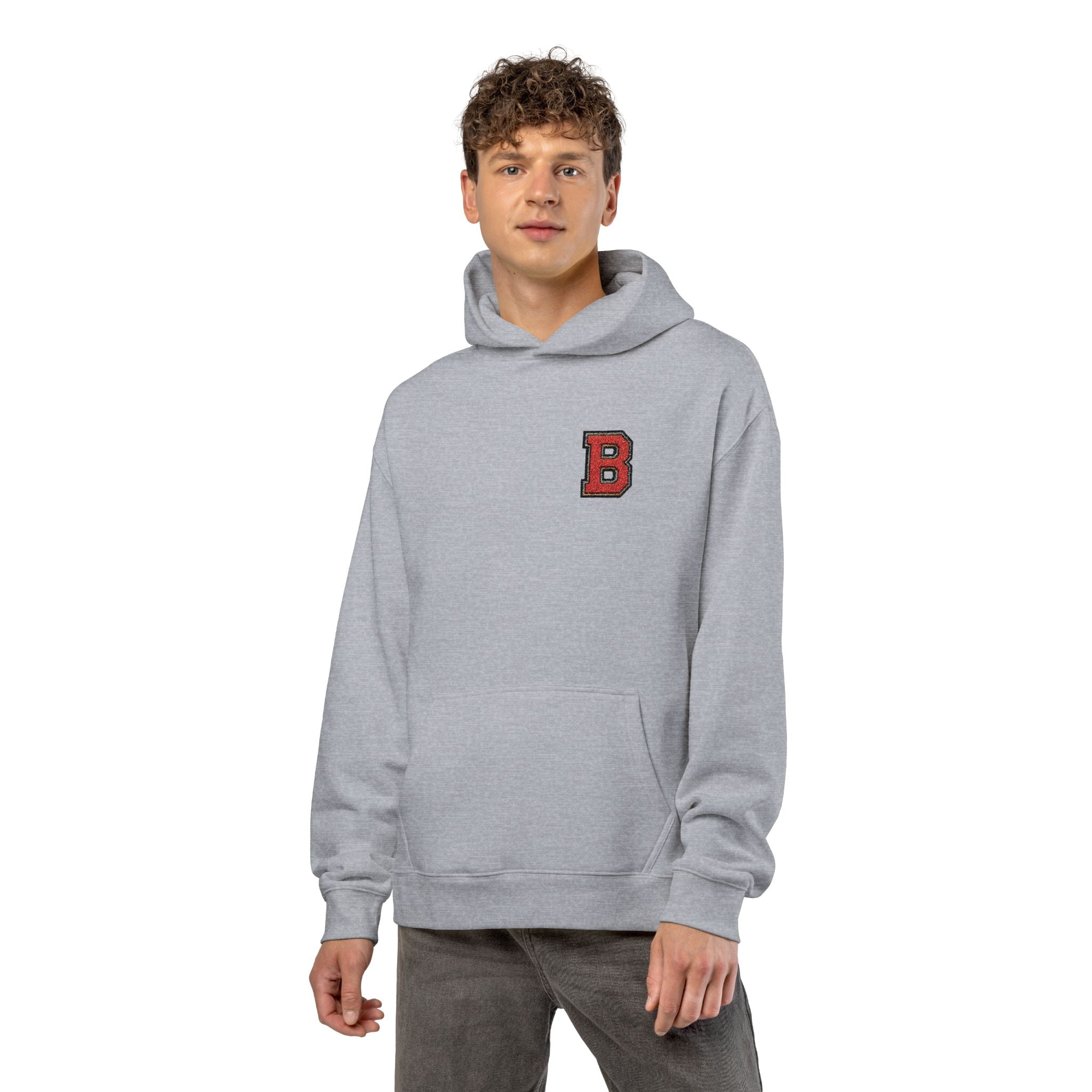 B Relaxed Hoodie — Cozy Casual Pullover