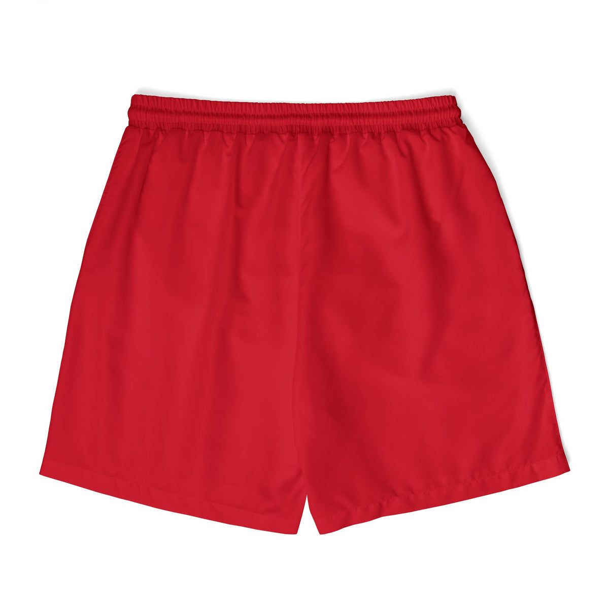 Bold Unisex Swim Shorts - Bright Red Beachwear, Summer Essentials, Vacation Attire, Pool Party, Surfing Gear