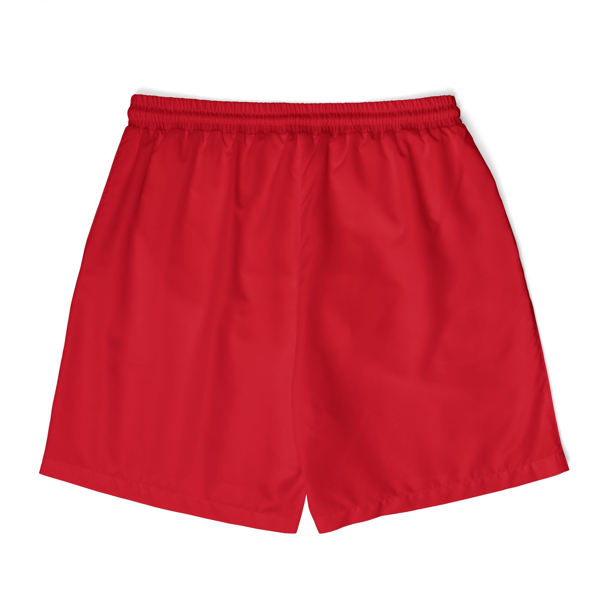 Bold Unisex Swim Shorts - Bright Red Beachwear, Summer Essentials, Vacation Attire, Pool Party, Surfing Gear