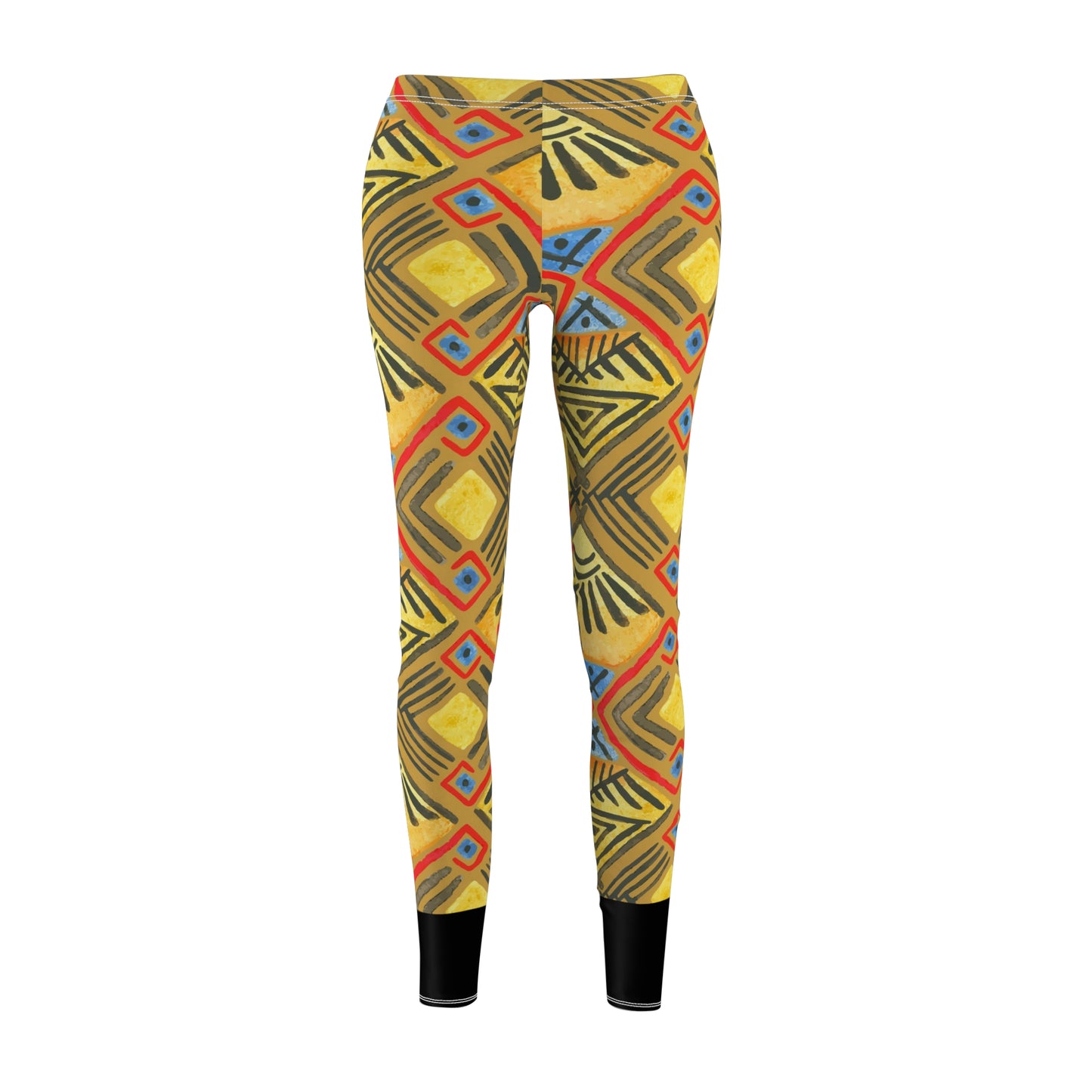 Women's Cut & Sew Abakwa Casual Leggings (AOP)