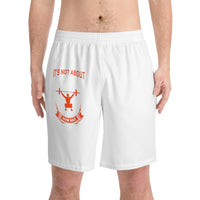 Men's Elastic Beach Shorts (AOP)