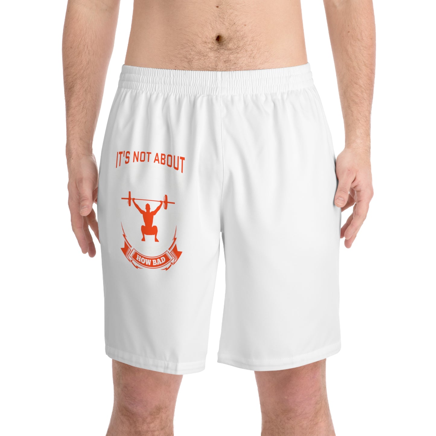 Men's Elastic Beach Shorts (AOP)