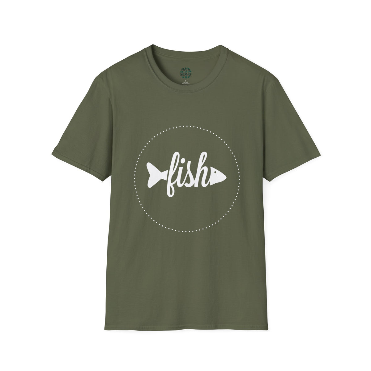 Casual Fish Graphic Tee - Perfect for Nature Lovers