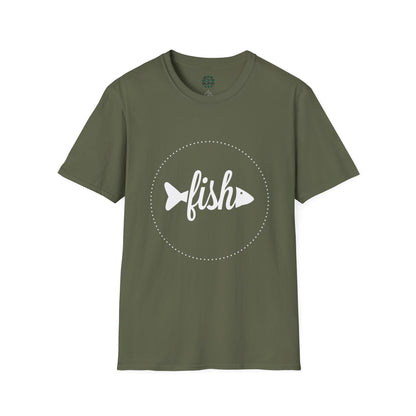 Casual Fish Graphic Tee - Perfect for Nature Lovers