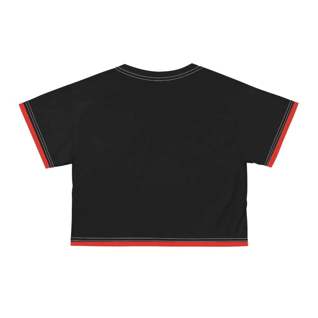 Trendy Cropped Tee, Casual Chic Top, Summer Fashion, Festival Wear, Everyday Style, Gift for Her, Edgy Graphic Tee
