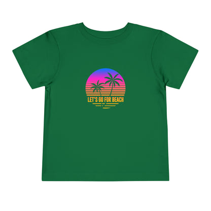 T-shirt Allons-y pour la plage pour tout-petit 