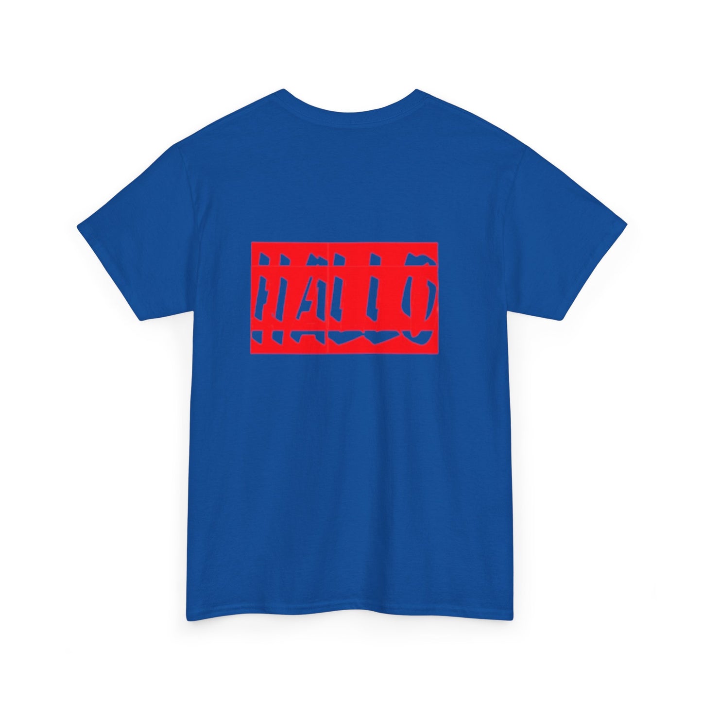 Bold "HALLO" Unisex Heavy Cotton Tee - Casual Style for Everyday Wear