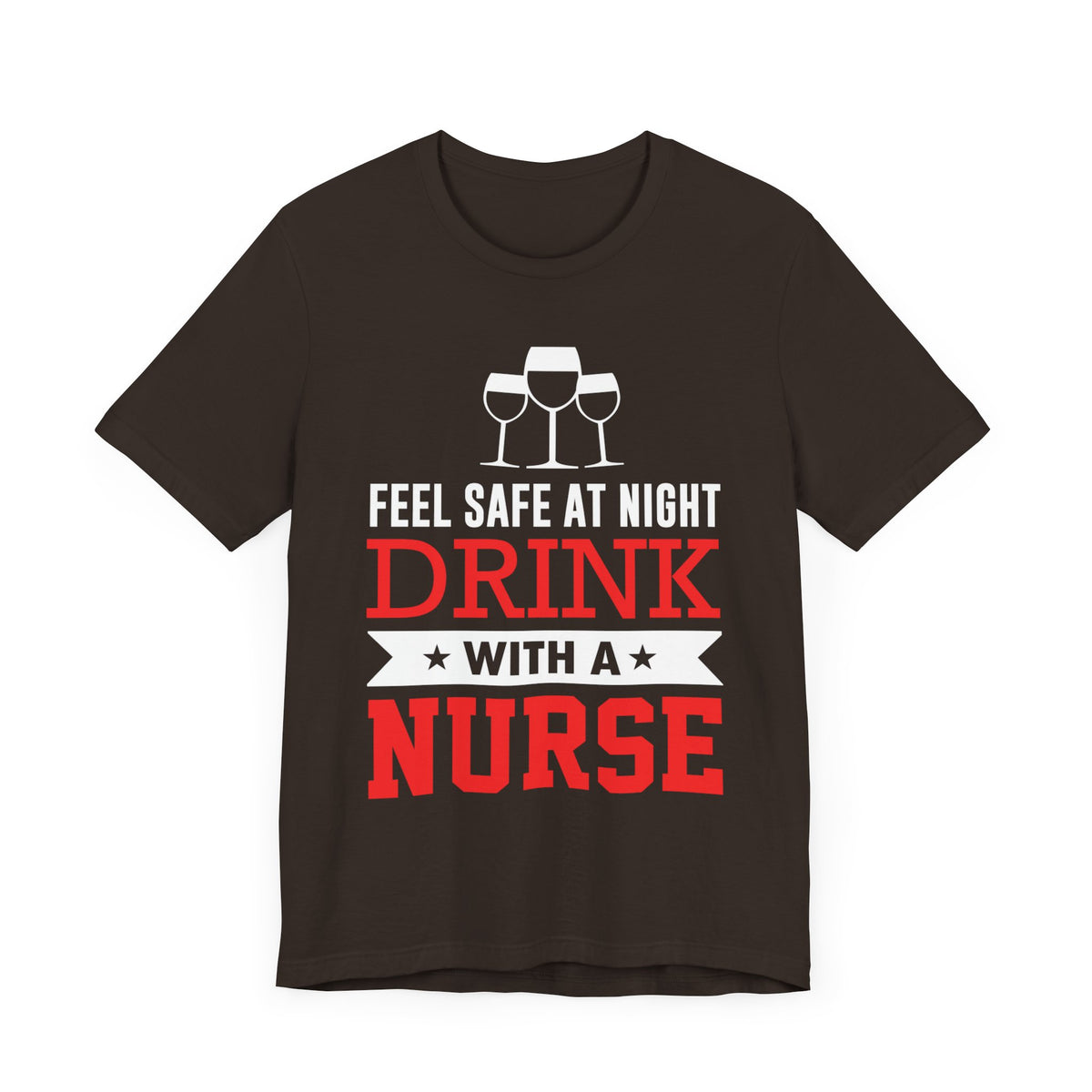 Sentez-vous en sécurité la nuit, buvez un tee-shirt unisexe 