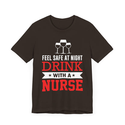 Sentez-vous en sécurité la nuit, buvez un tee-shirt unisexe 