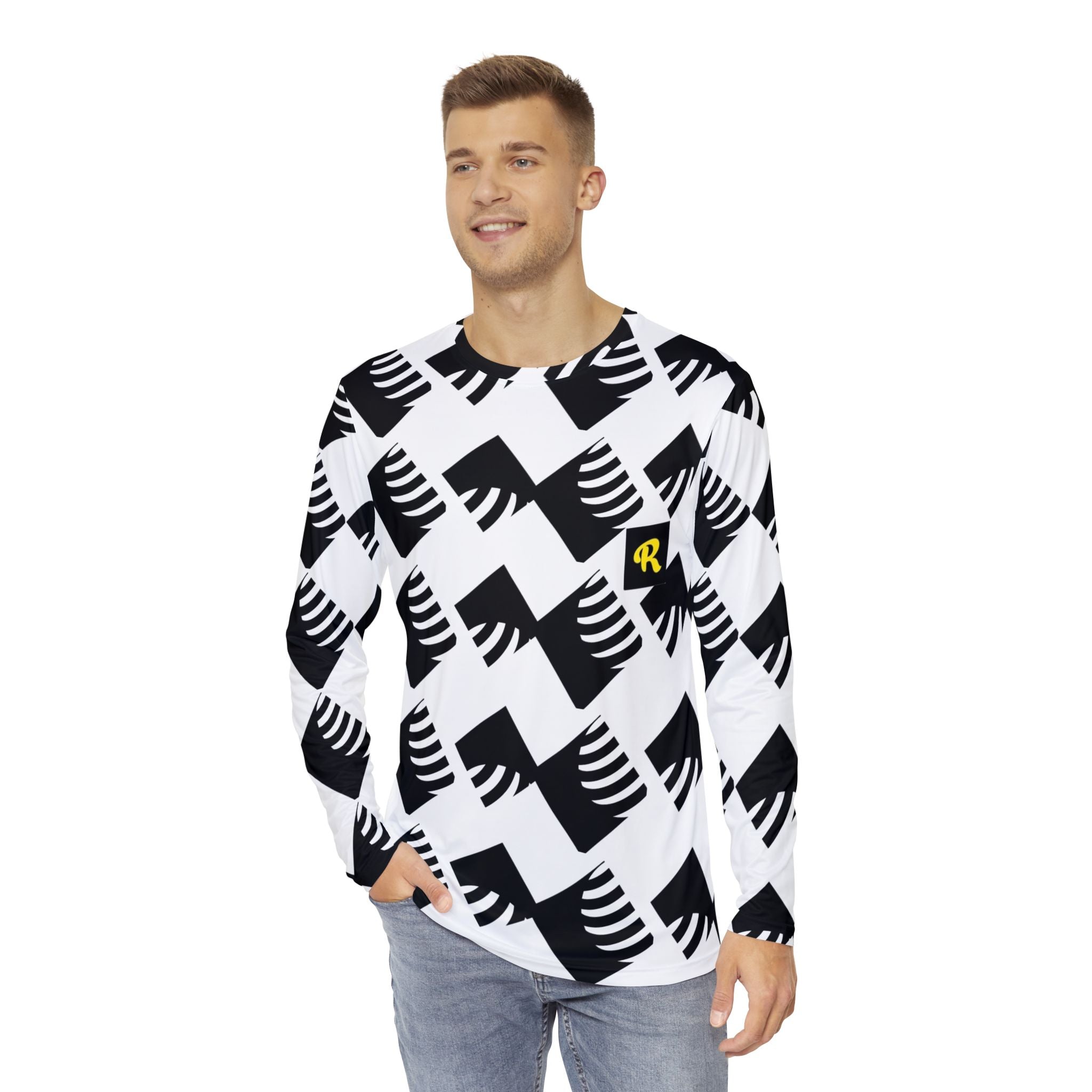 Men's Shirt Stylish Flicker R-Design Long Sleeve