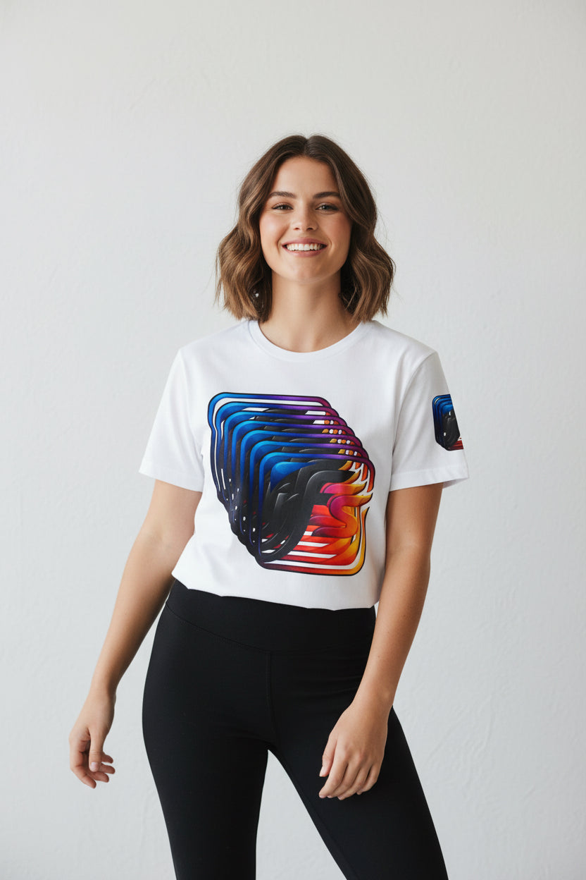 Abstract Sunset Layers T-Shirt