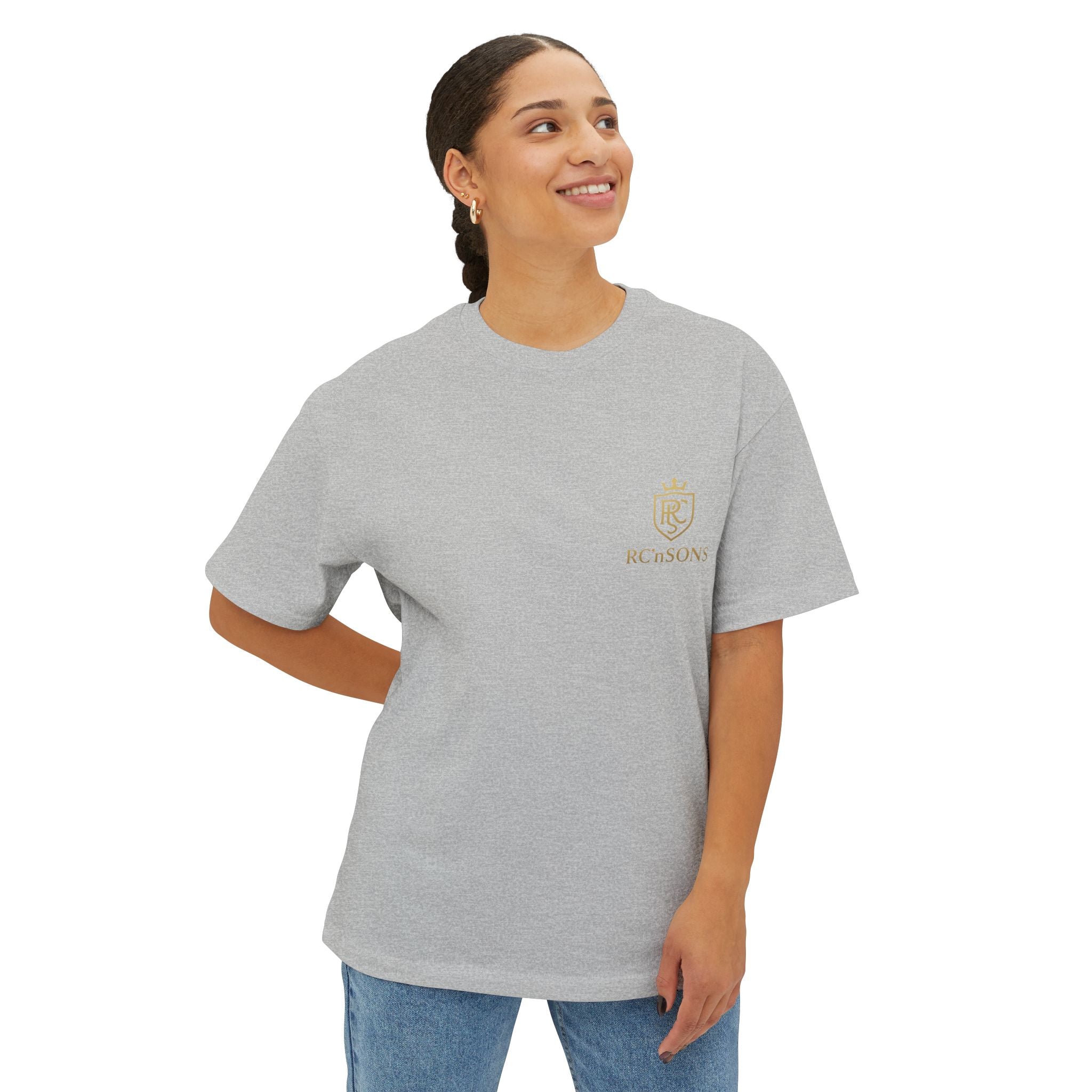 Unisex Oversized Boxy Tee with RC’nSONS Design Printify