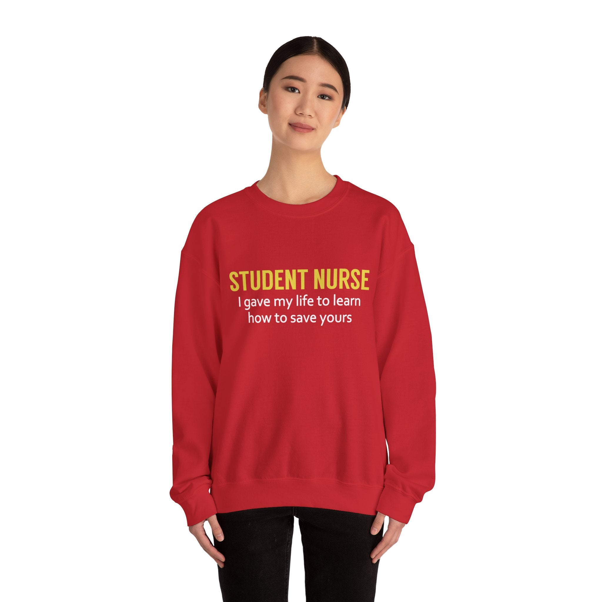 Sweat-shirt unisexe étudiant infirmière 
