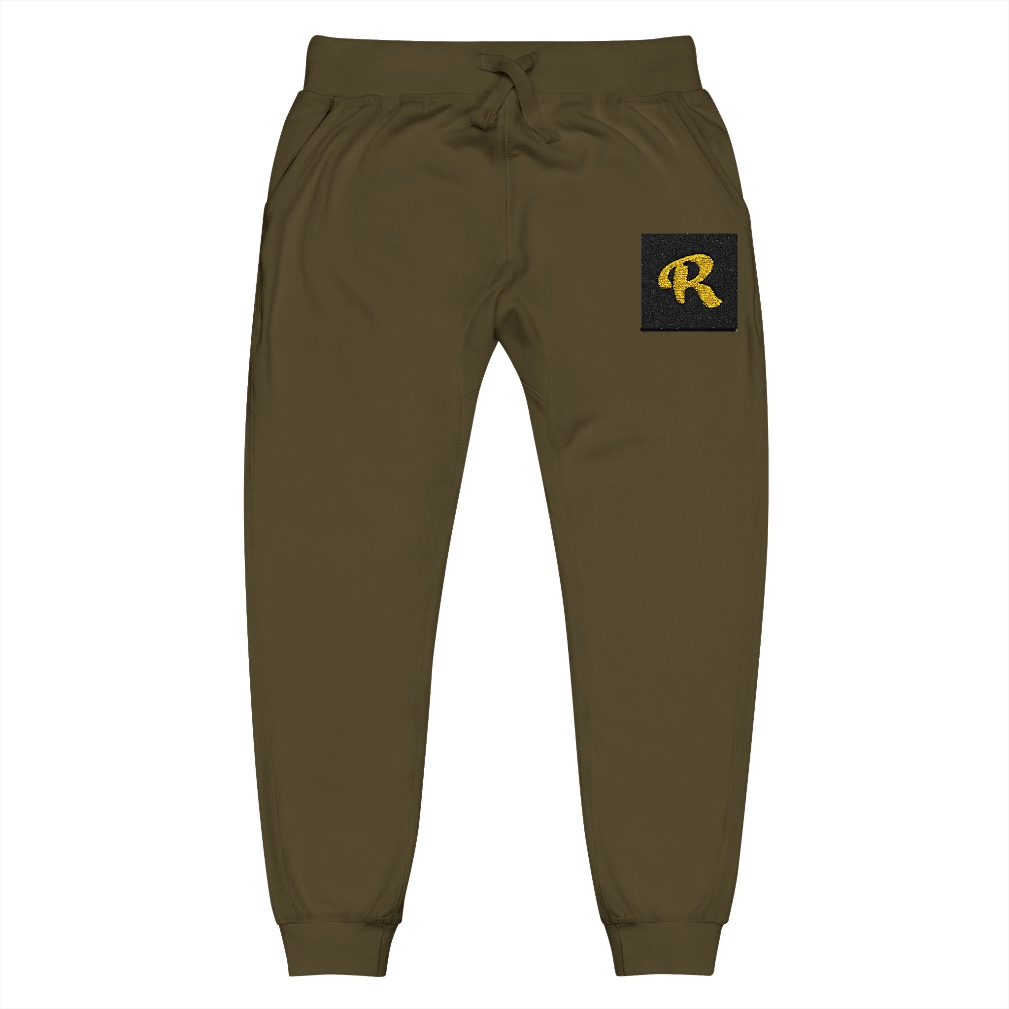 Embroidered Fleece Sweatpants