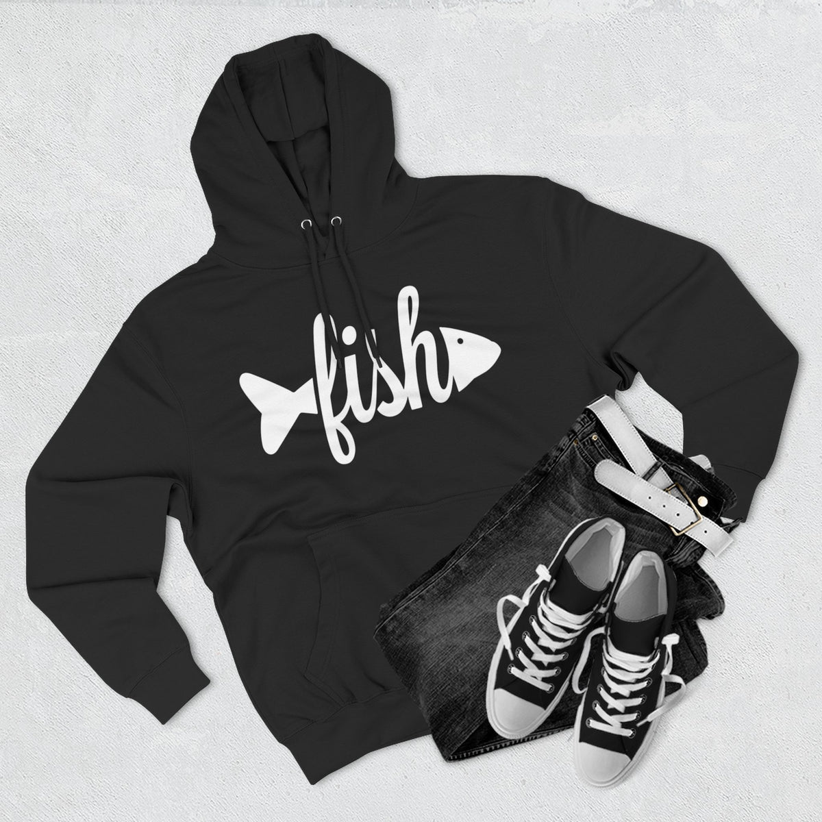 Water Splash Graphic Fleece Hoodie - Comfortable & Stylish