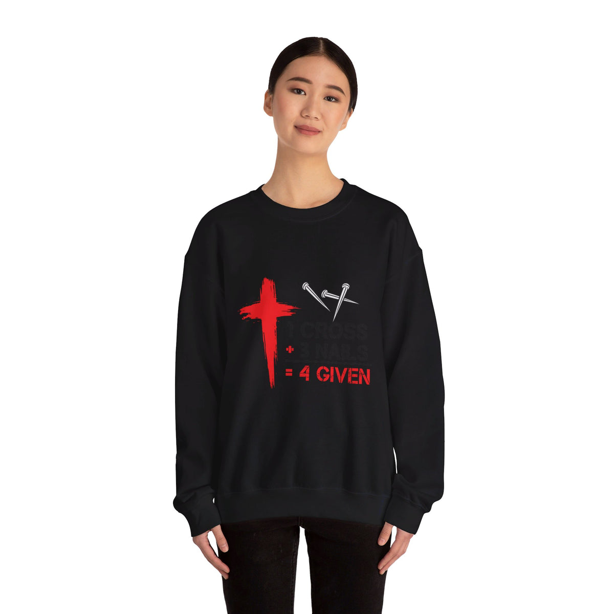 RCNSONS 1 Cross 3 Nails 4 Given Unisex Sweatshirt