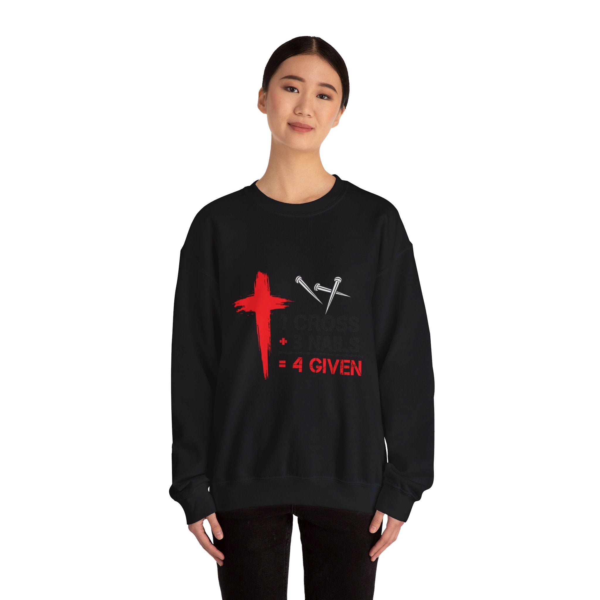 1 Croix 3 Ongles 4 Étant donné Sweat-shirt unisexe 
