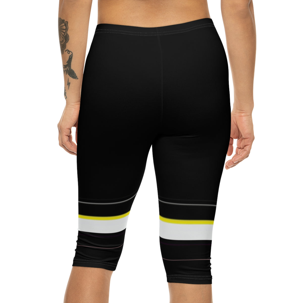 Striped Capri Leggings