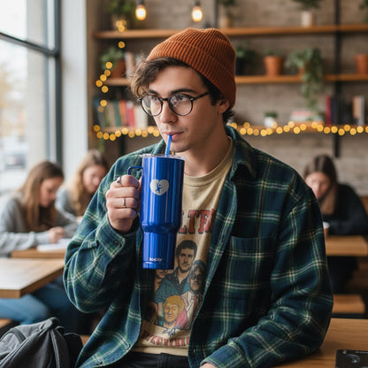 Personalized Insulated Tumble,40oz Drinkware for Hot/Cold Beverages, Great Gift for Friends & Family, [...] Printify