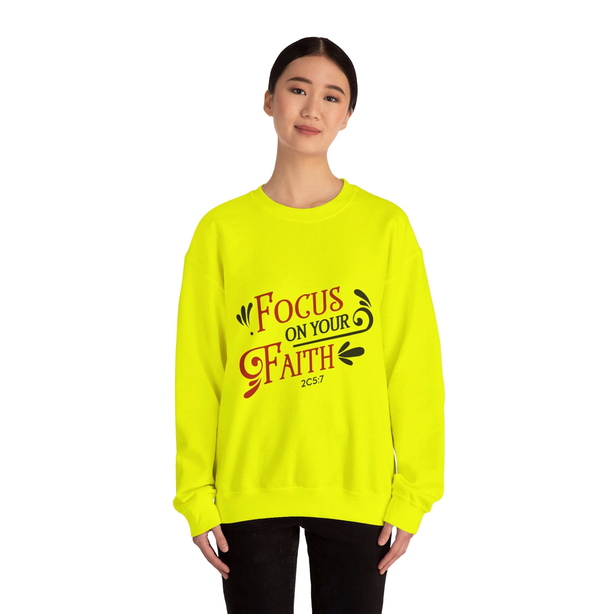 Concentrez-vous sur votre sweat-shirt unisexe foi 