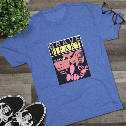 Brave Heart Tri-Blend Unisex T-Shirt