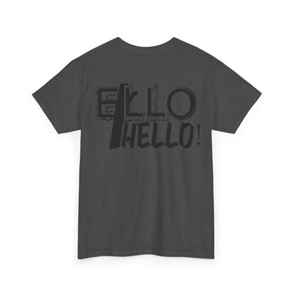 Hello Unisex Tee - Casual and Stylish Cotton T-Shirt for All Occasions