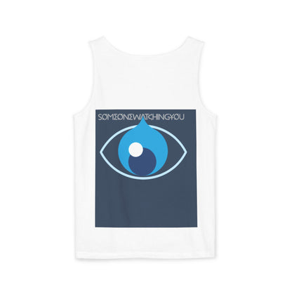 Tank Top Watching You Unisex Garment-Dyed