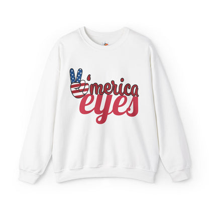 America Eyes Sweatshirt: Unisex, Heavy blend