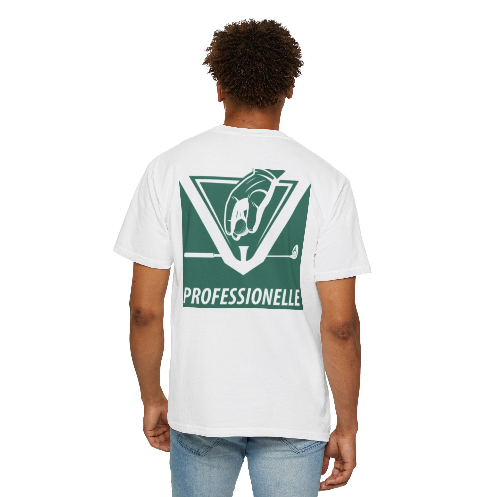 Golf Lover's Unisex Garment-Dyed T-Shirt - 'Professionnelle' Design
