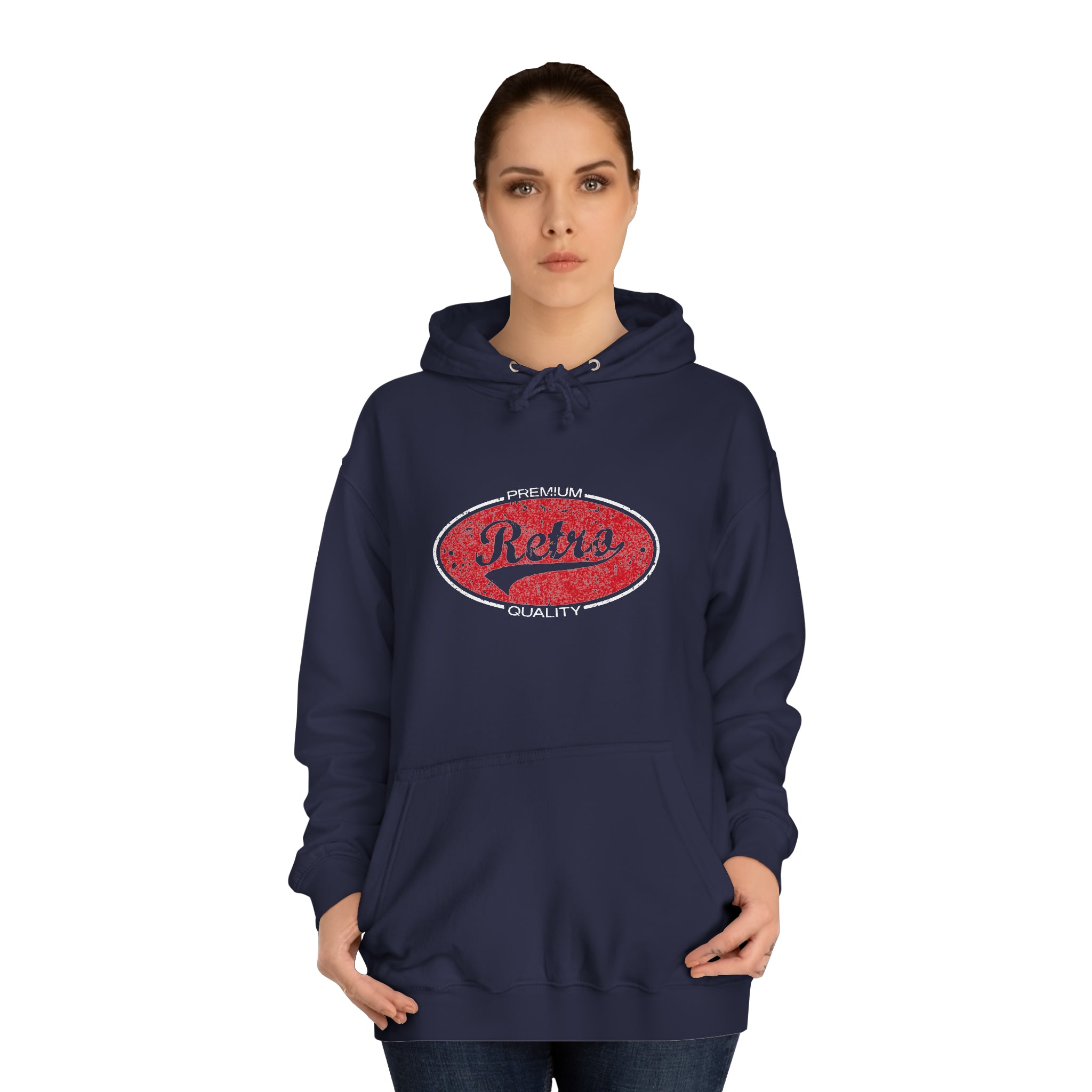 Sweat à capuche unisexe rétro vintage 