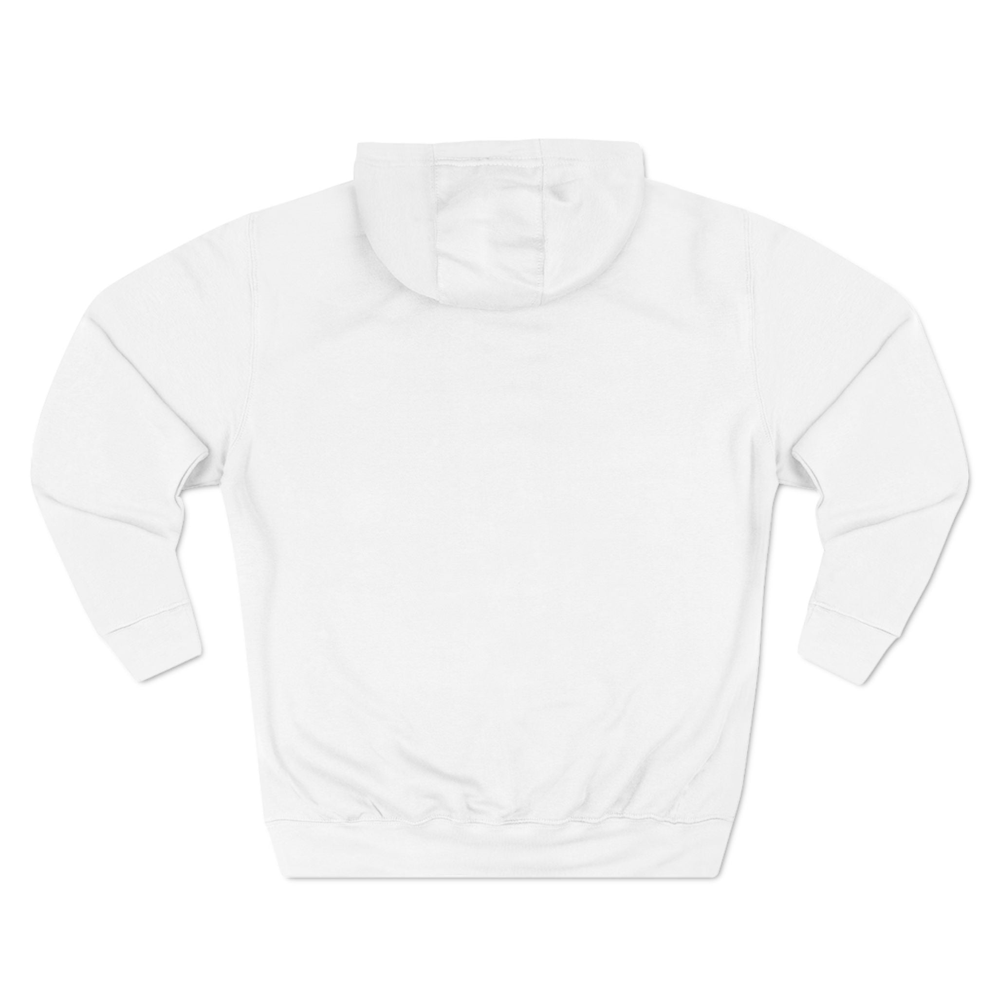 Pale Three-Panel Fleece Hoodie