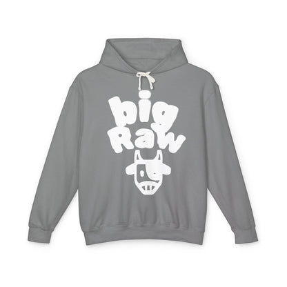 Big Raw Unisex Lightweight Hooded Sweatshirt - Cozy Casual Wear, Perfect for Everyday Use, Gift for Friends, Trendy Hoodie Printify