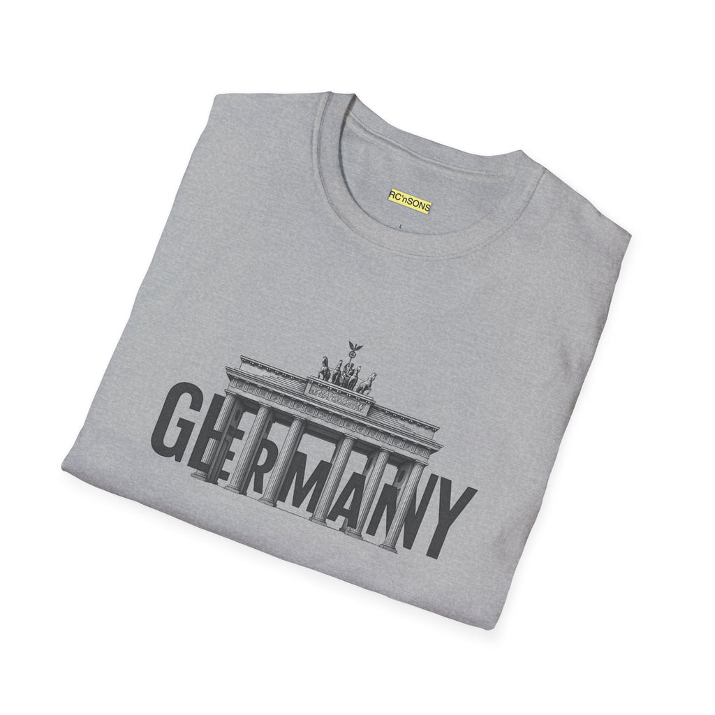 Berlin Landmark Unisex Softstyle T-Shirt - Casual Travel Tee Germany Pride Printify