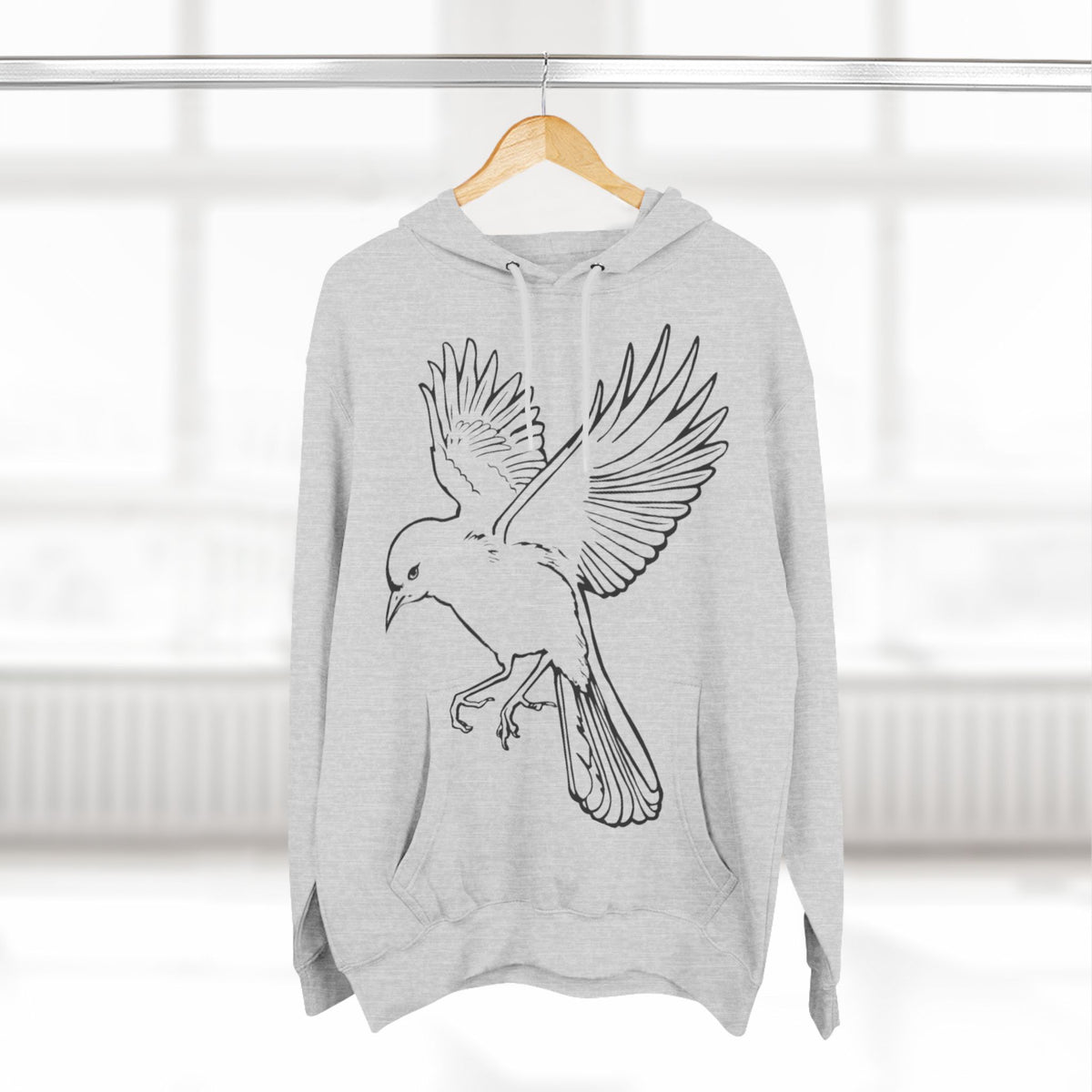 RCNSONS Three-Panel Fleece Hoodie