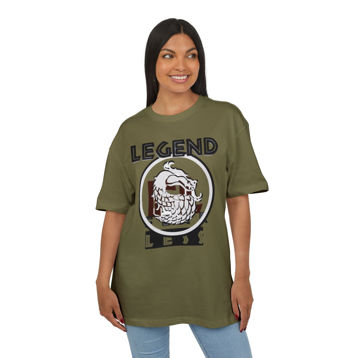 Unisex Heavy Oversize Tee - Legend Graphic Tee for Trendy Style