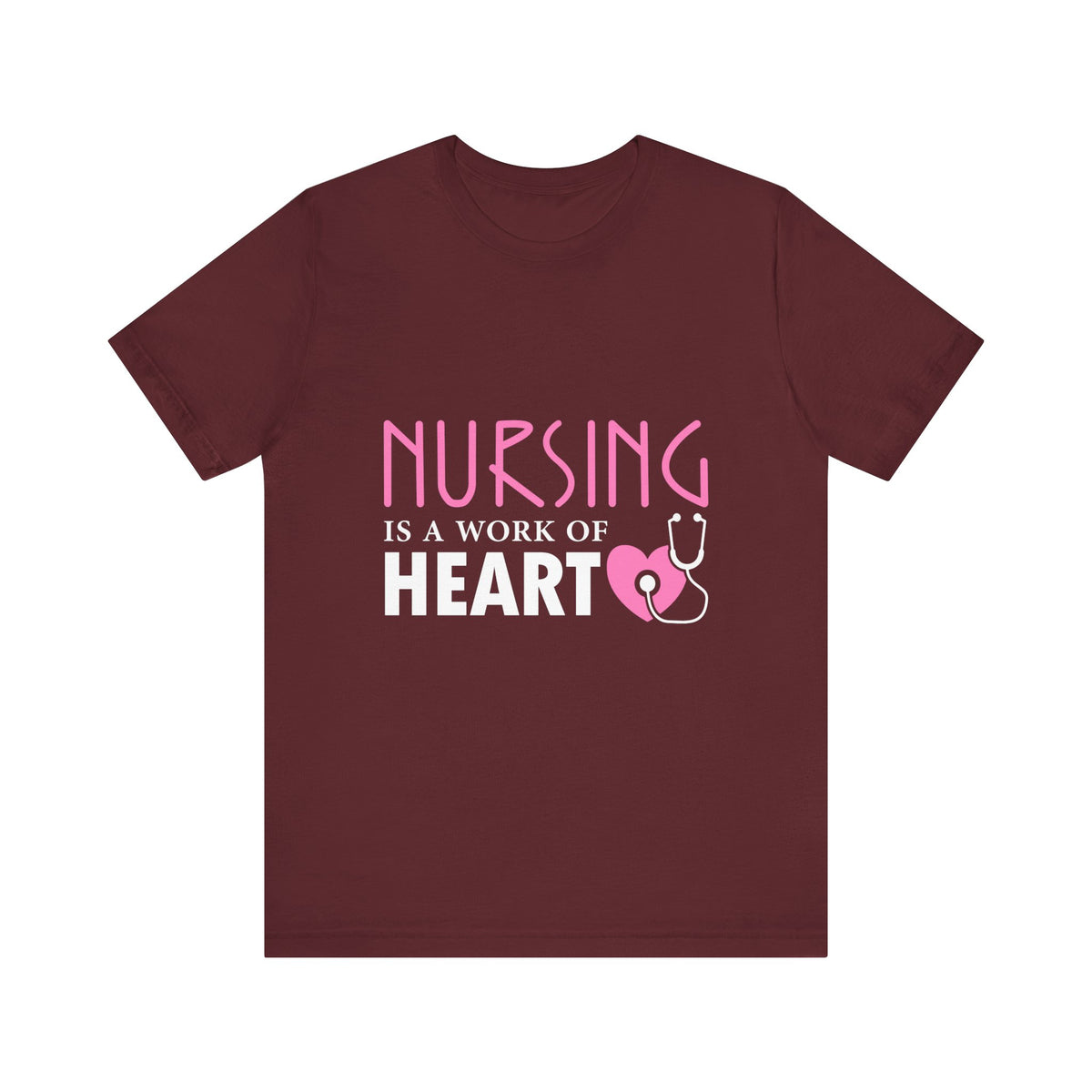 Nursing Is A Work Of Heart Unisex Tee