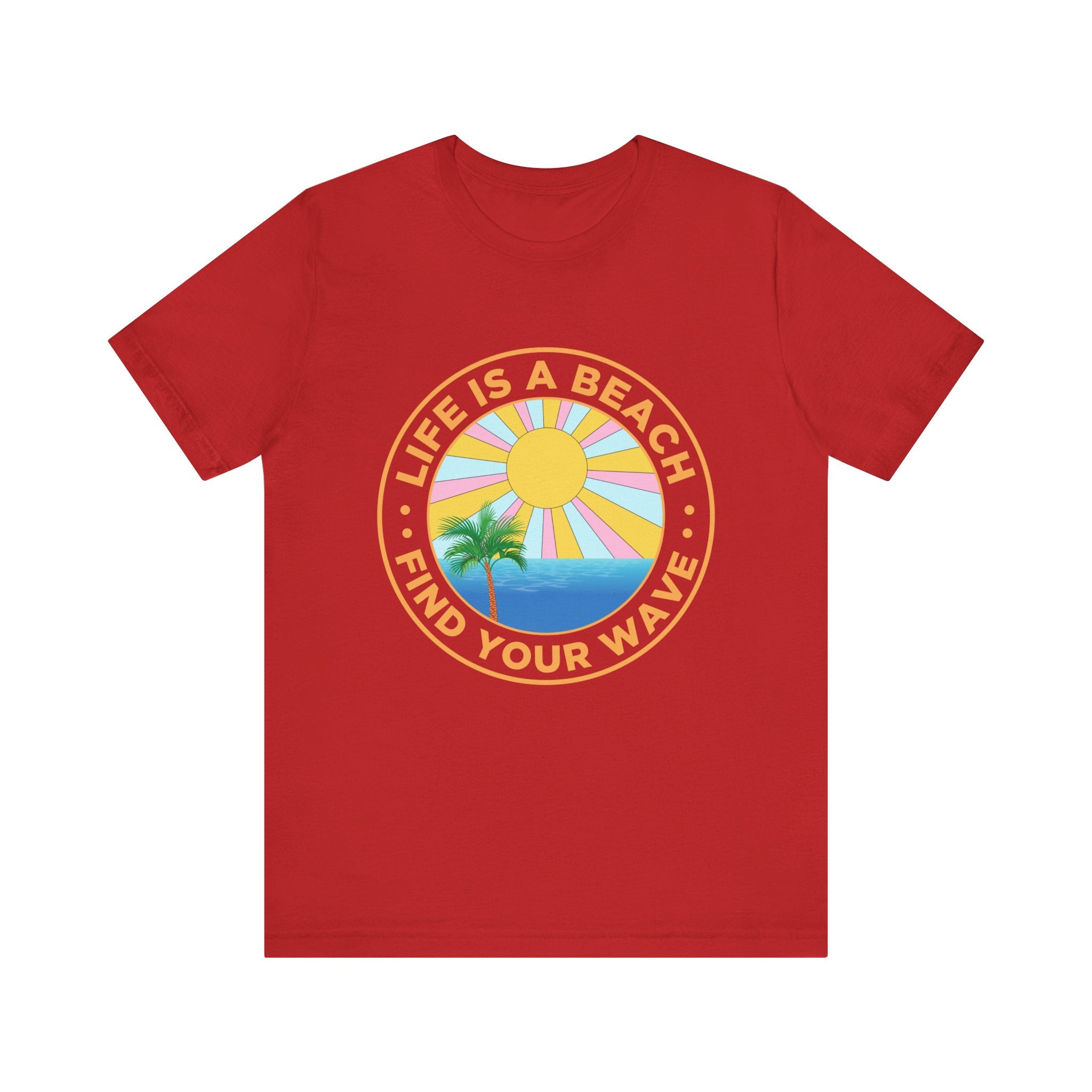 La vie est un tee-shirt unisexe de plage 