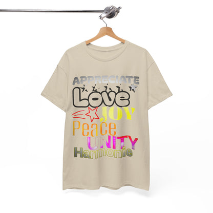 Appreciate Love  Cotton Tee