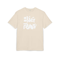 Oversize Tee Big Raw Print Unisex Heavy T-Shirt Printify