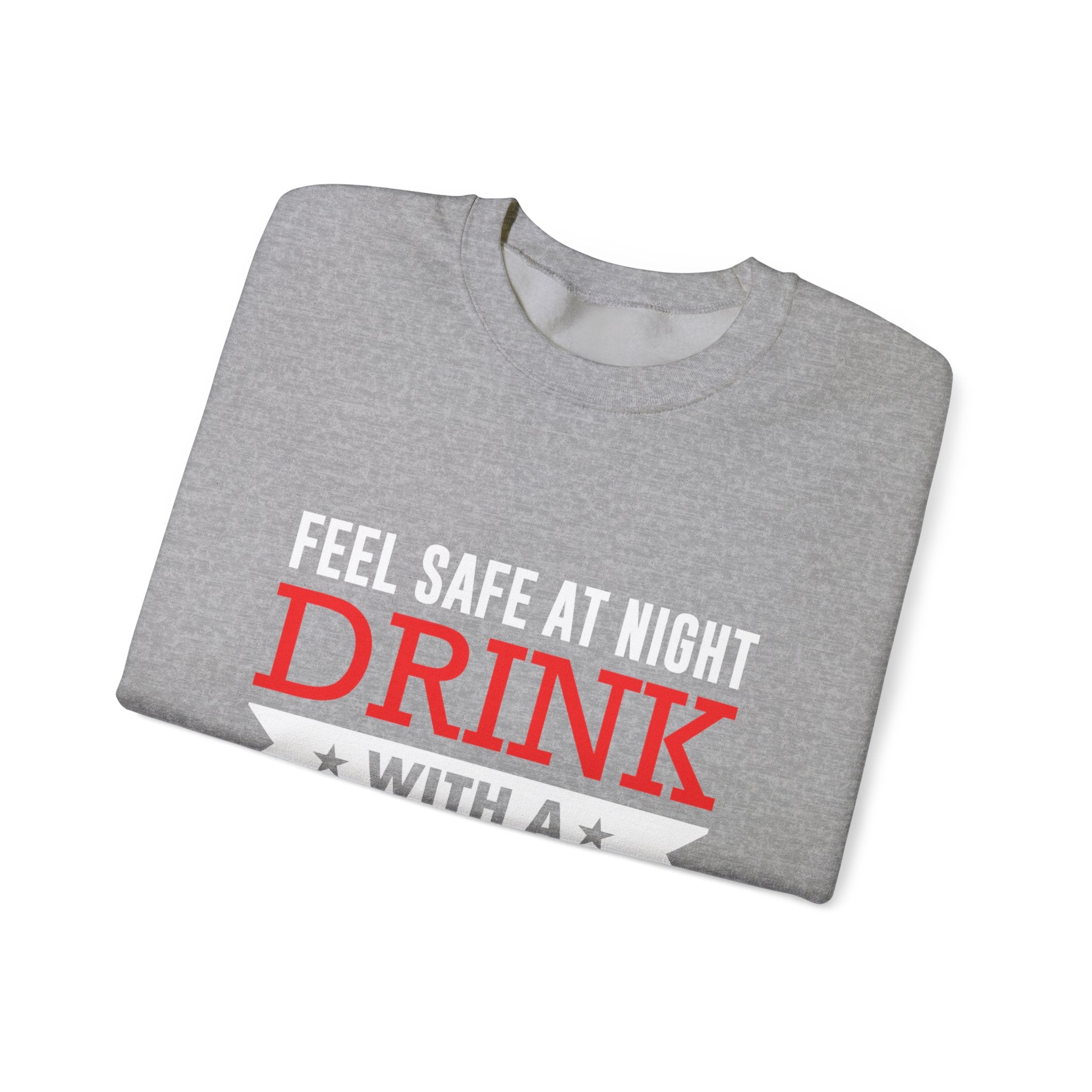 Sentez-vous en sécurité la nuit, buvez un sweat-shirt unisexe 