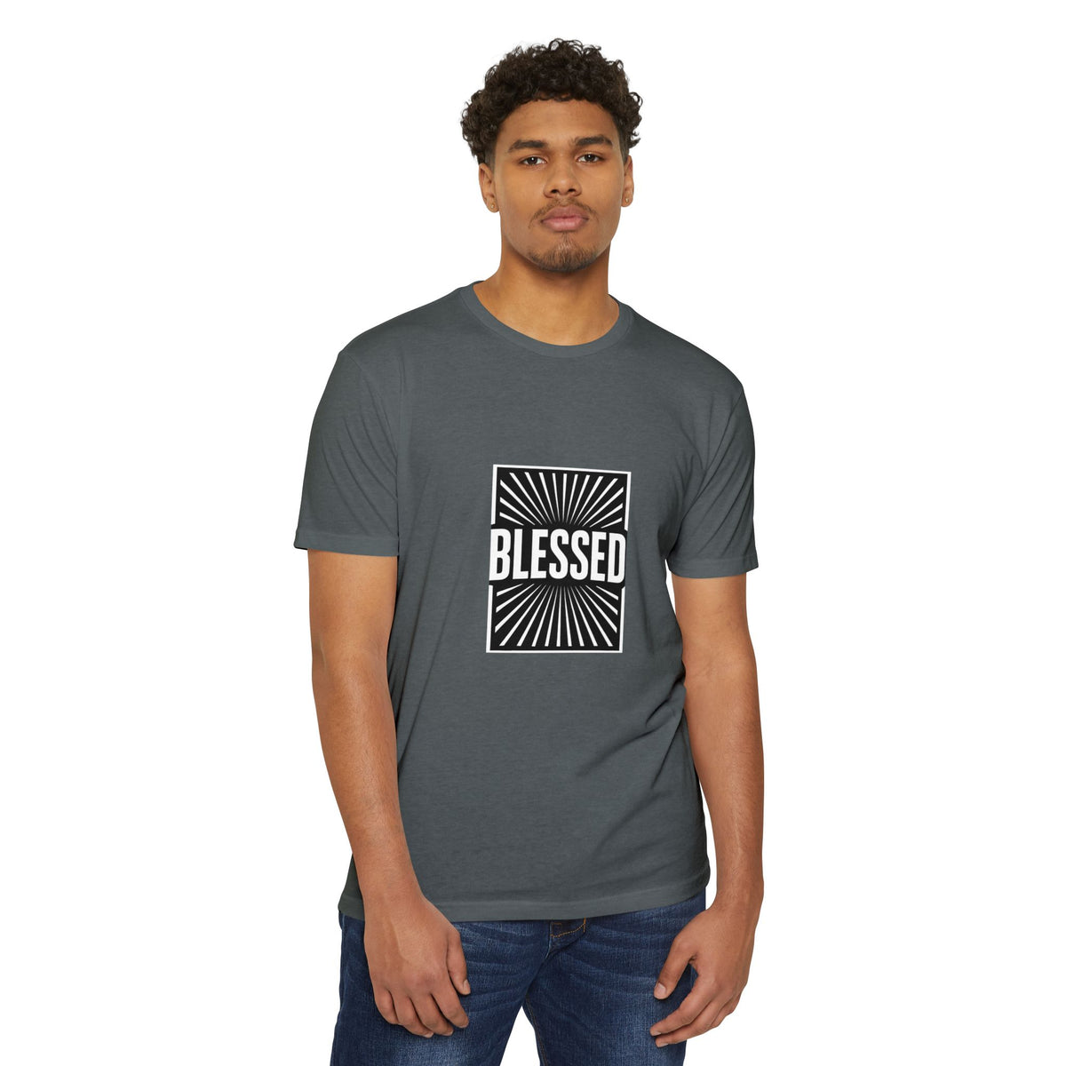 Blessed T-Shirt — 'blessed' Script Graphic Christian Tee