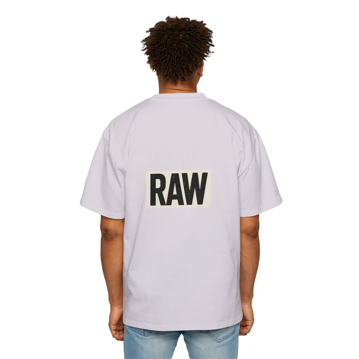 Oversized Tee - Raw Unique Design Printify