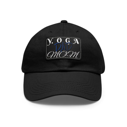Yoga Dad Hat with Leather Patch