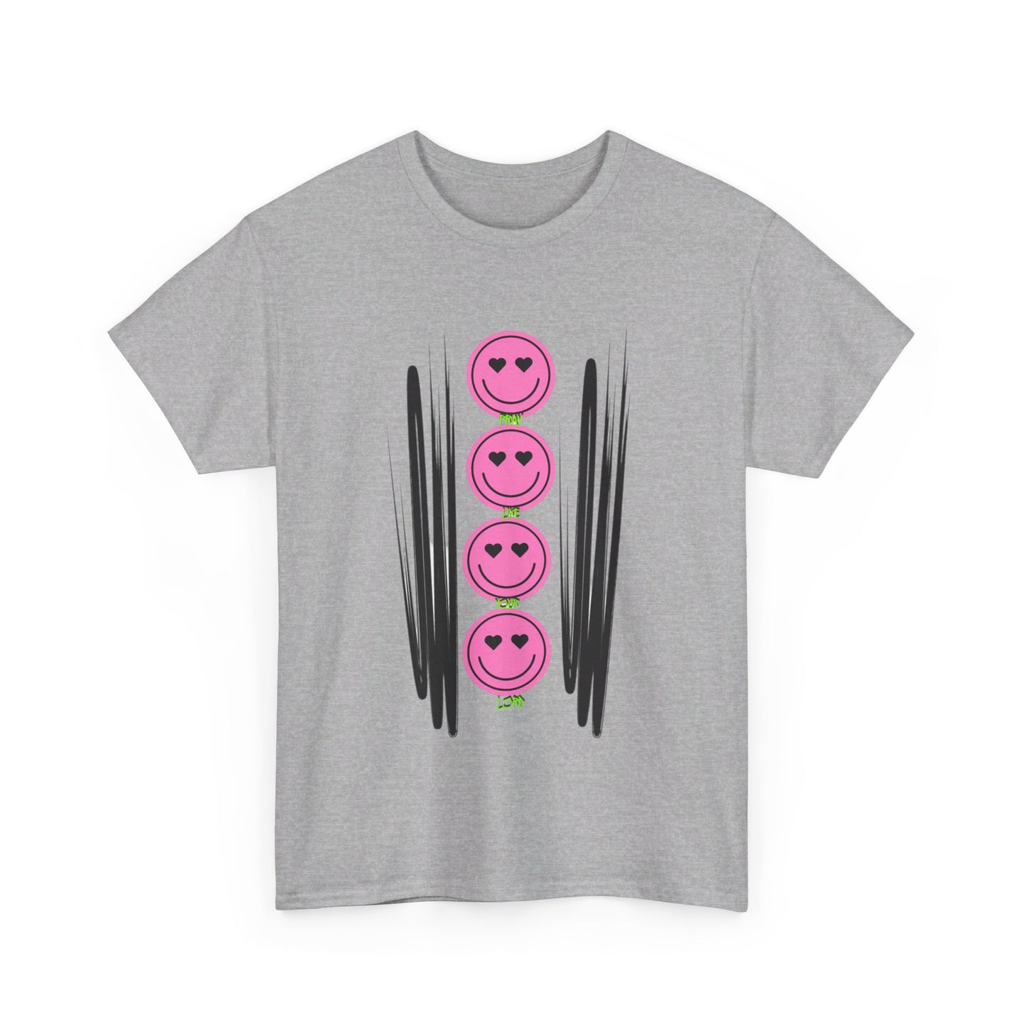 RCNSONS Unisex Heavy Cotton Smileys Tee