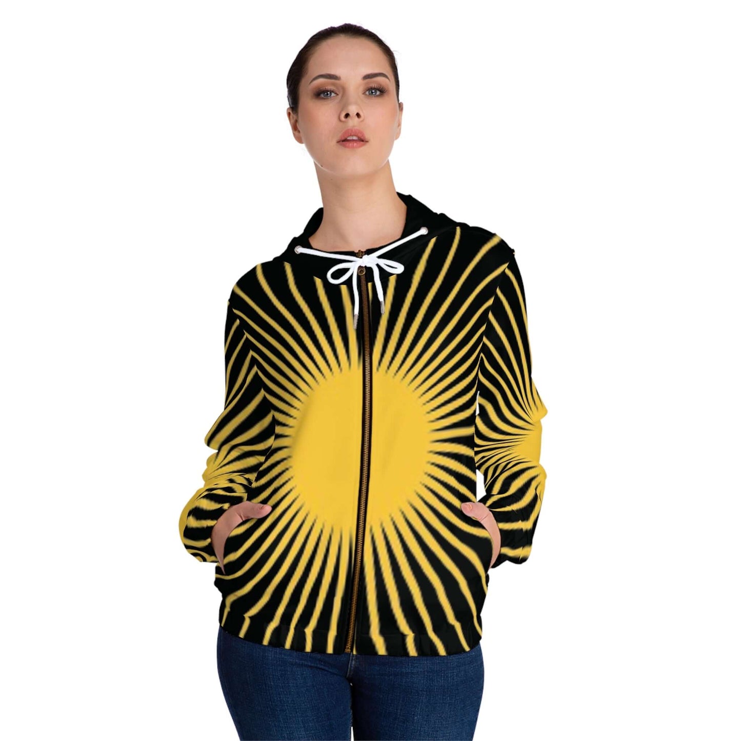 Rcnsons Women’s Full-Zip Hoodie (AOP)