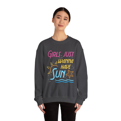 Les filles veulent juste avoir le sweat-shirt unisexe Sun 