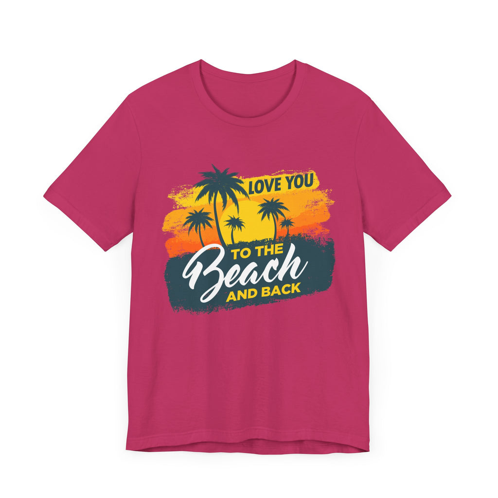 Je t’aime à la plage Tee unisexe 